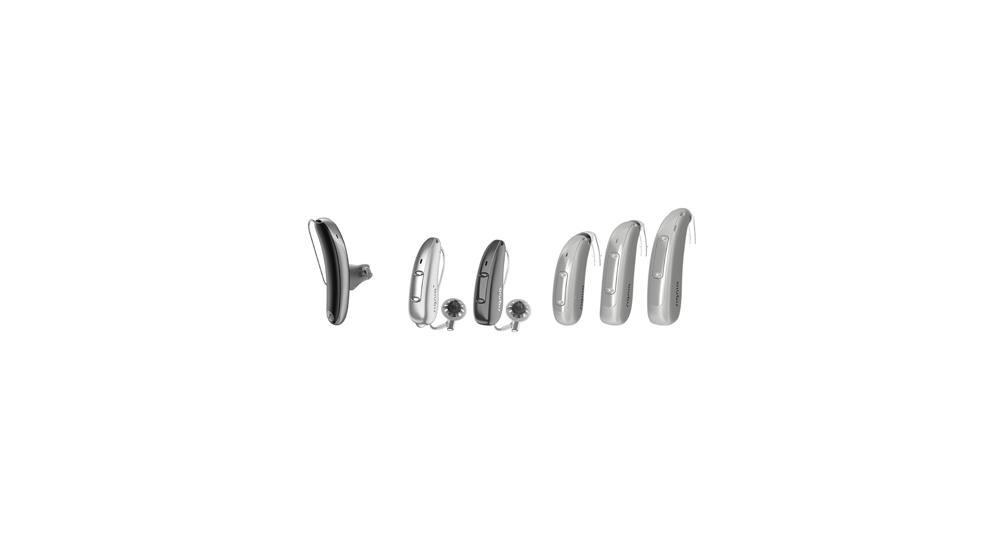 Behind the ear hearing aids from Signia