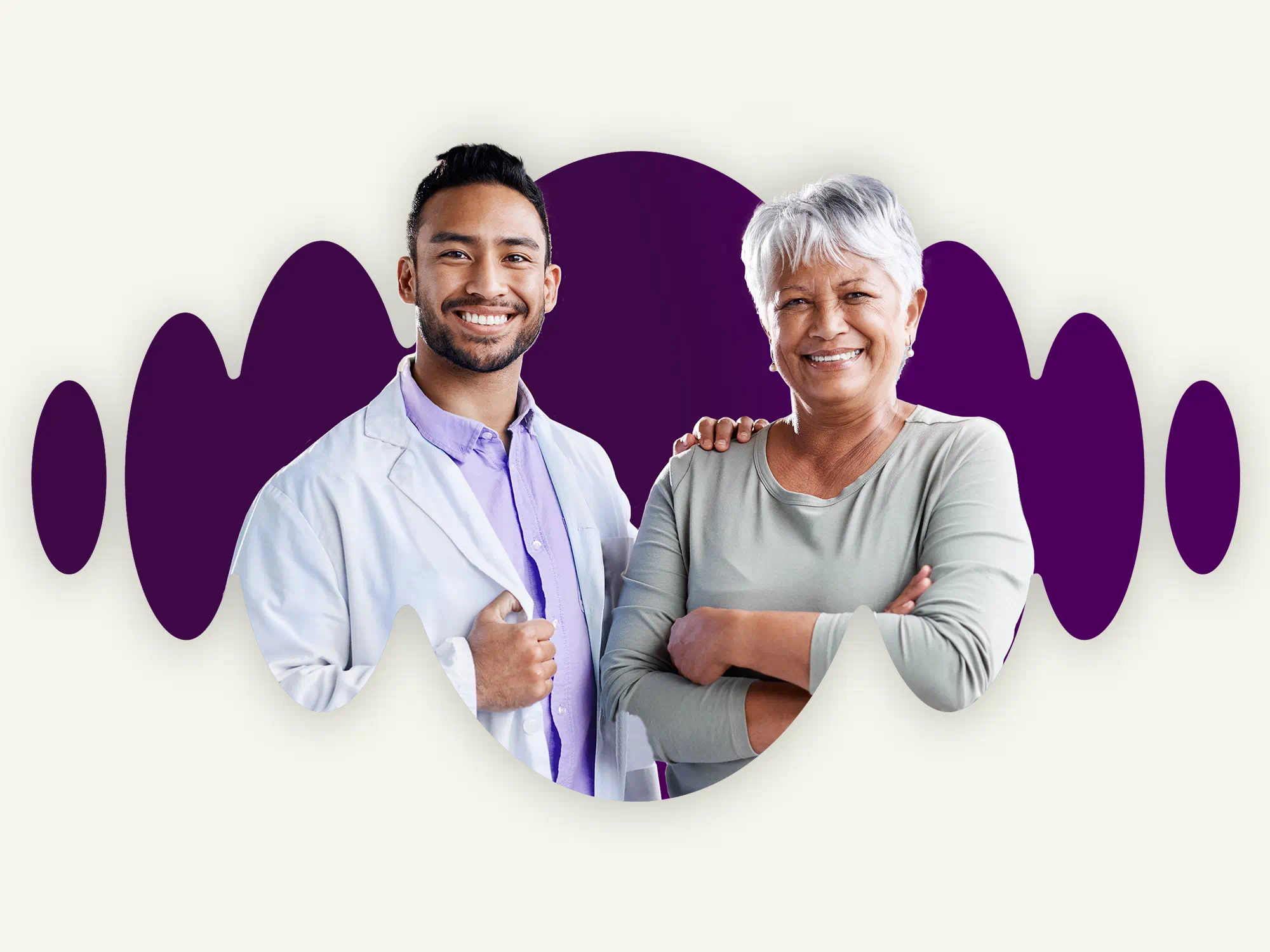Two people HearUSA